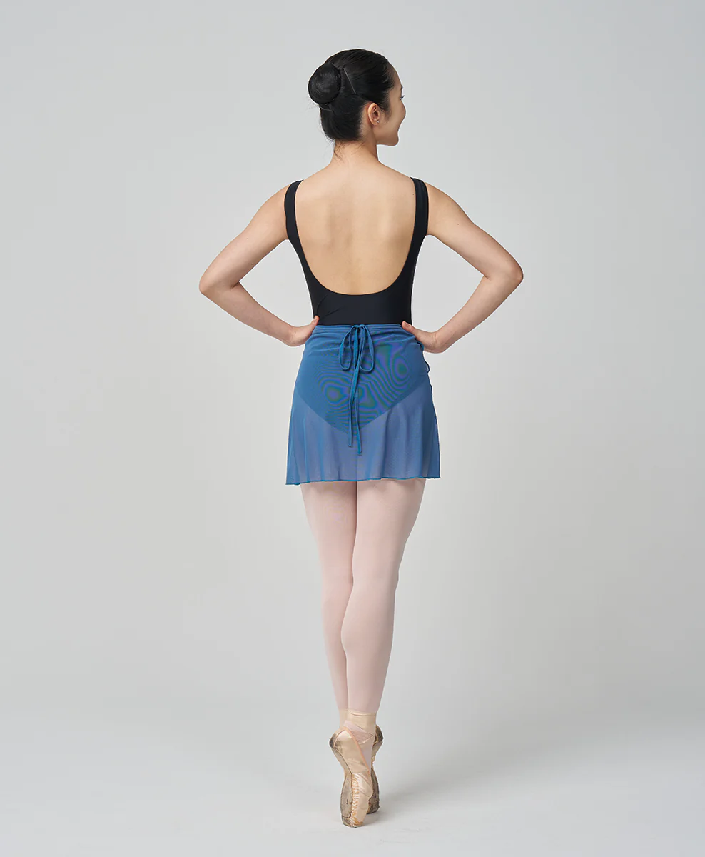 Short Mesh Wrap Skirt - Image 5